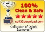 Collection of Delphi Examples 7 Clean & Safe award